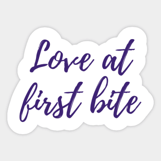 Love at First Bite Sticker